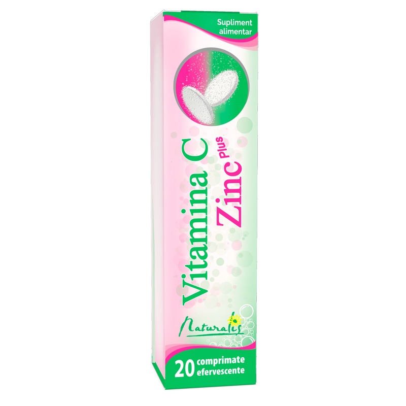 Naturalis Vitamina C 1000 Plus Zinc Comprimate Efervescente