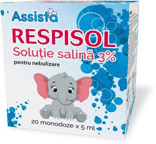 Assista Respisol Solutie salina 3% x 20 unidoze x 5 ml