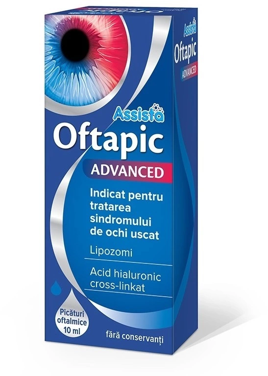 Assista Oftapic Advanced picaturi ochi x 10 ml