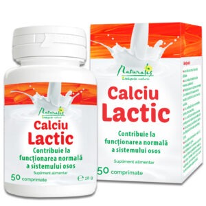 Naturalis Calciu lactic 50 comprimate