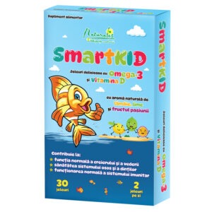 Naturalis SmartKid – Jeleuri cu Omega-3 si Vitamina D fructul pasiunii