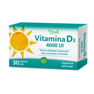 Naturalis Vitamina D3 4000 UI x 30 cps. moi.