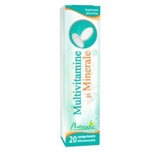 Naturalis Multivitamine si minerale x 20 comprimate efervescente