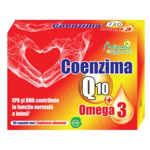 Naturalis Coenzima Q10 + Omega 3 x 30 capsule moi